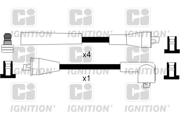 QUINTON HAZELL Комплект проводов зажигания XC836
